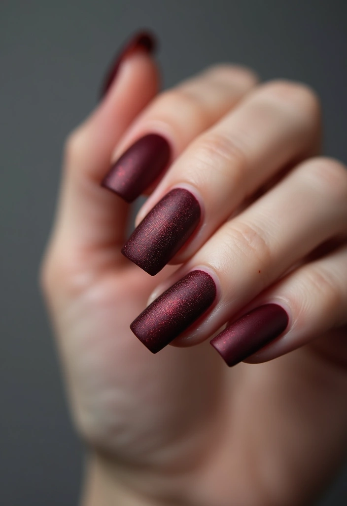 22 Chic Short Square Nail Ideas for Modern Minimalists - 9. Textured Matte Finish