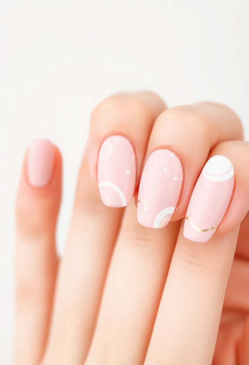 22 Easy Nail Sticker Ideas for Instant Artful Transformations - 17. Abstract Lines