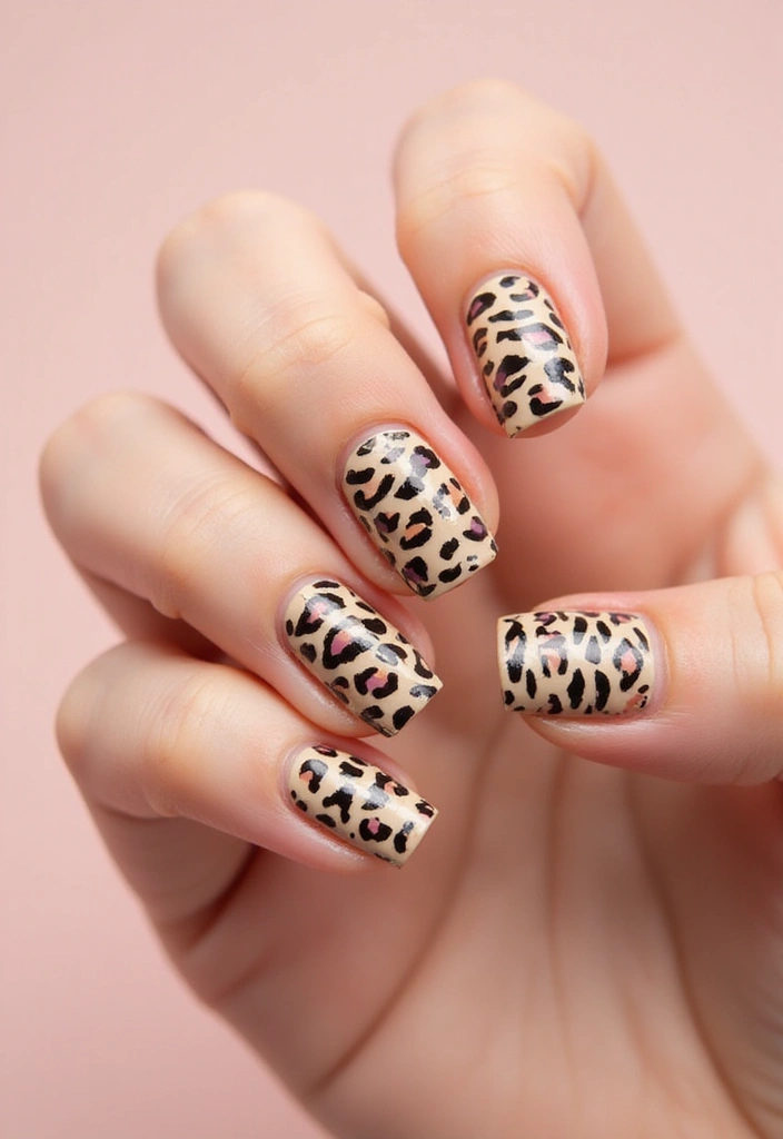 22 Easy Nail Sticker Ideas for Instant Artful Transformations - 4. Animal Print Magic