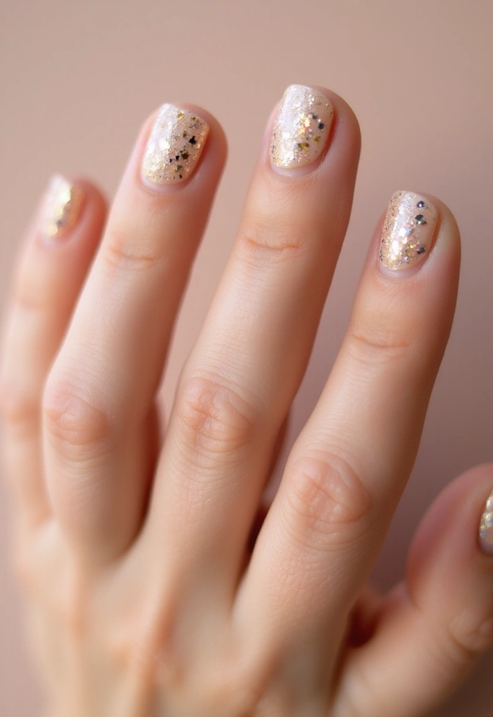 22 Ideal Nail Length Ideas for Ultimate Comfort and Killer Style - 11. Glitter Accents