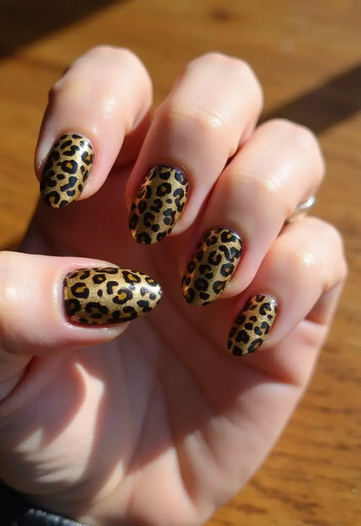 22 Initial Nail Ideas for Personalized - 15. Custom Animal Prints with Initials