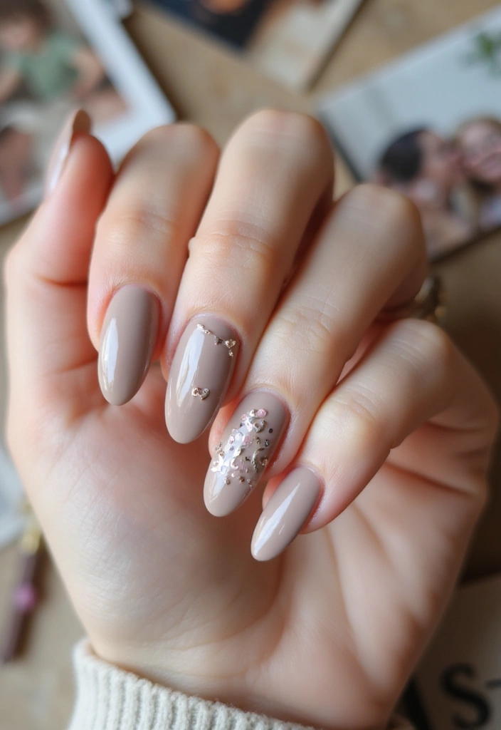 22 Initial Nail Ideas for Personalized - 19. Family Initials