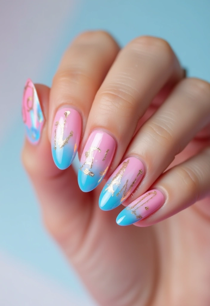 22 Initial Nail Ideas for Personalized - 21. Interactive Nail Art with Initials