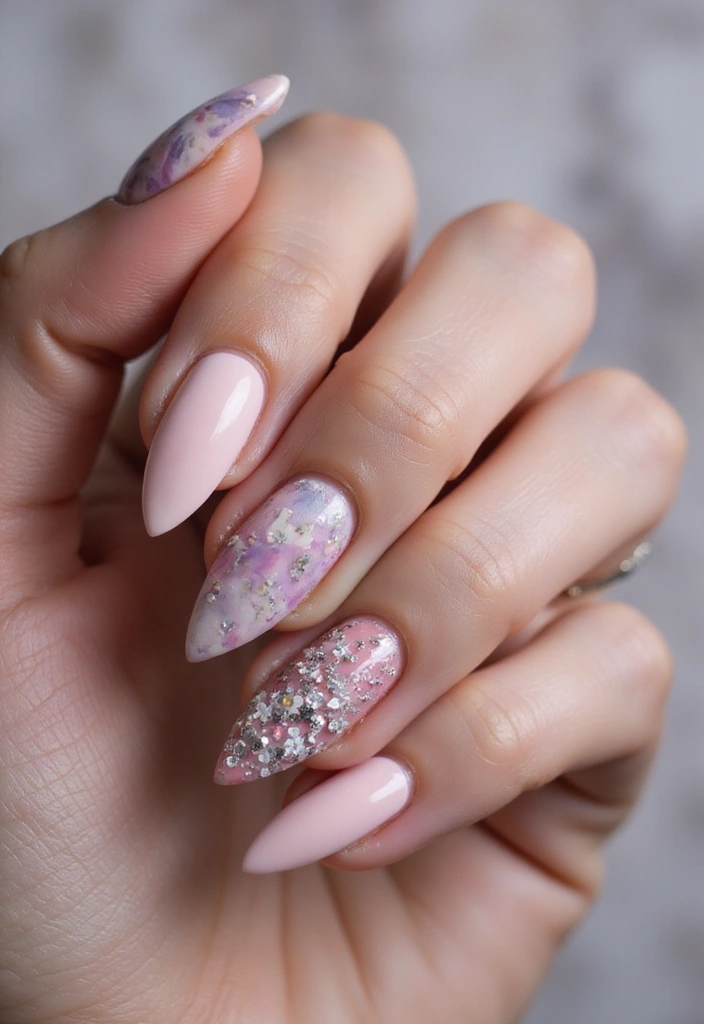 22 Initial Nail Ideas for Personalized - 22. Polished Perfection: Personalized Nail Art