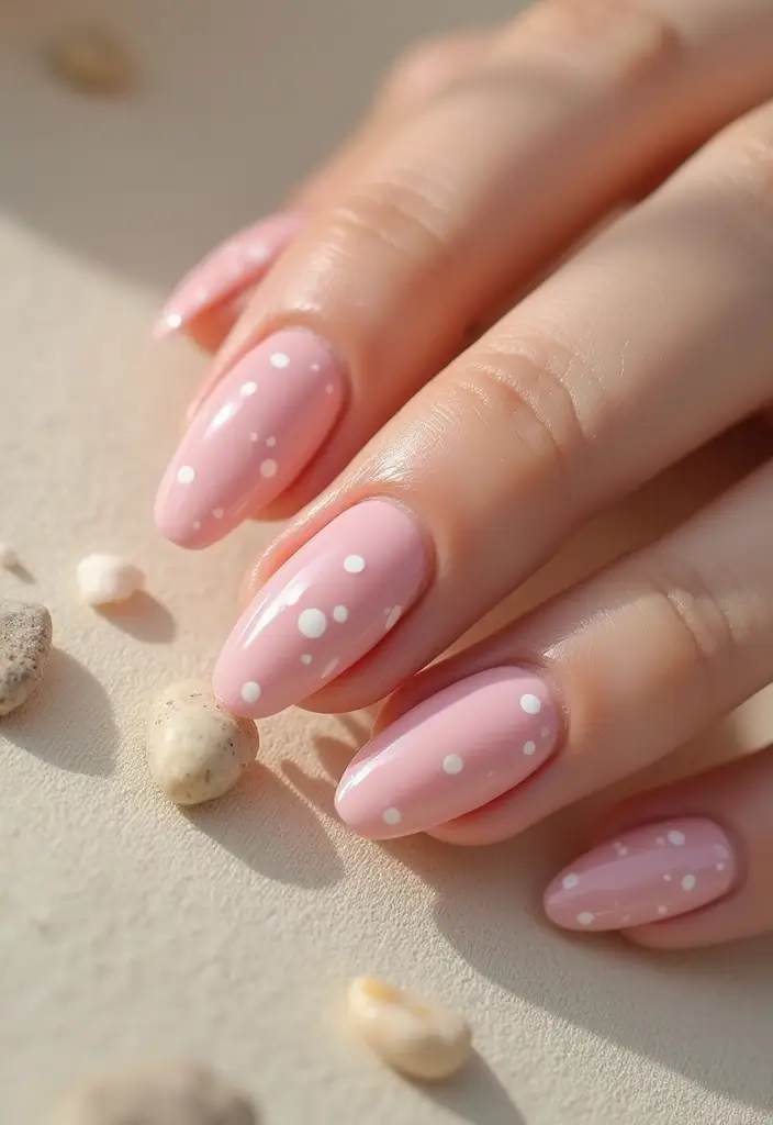 22 Initial Nail Ideas for Personalized - 4. Minimalist Dot Initials