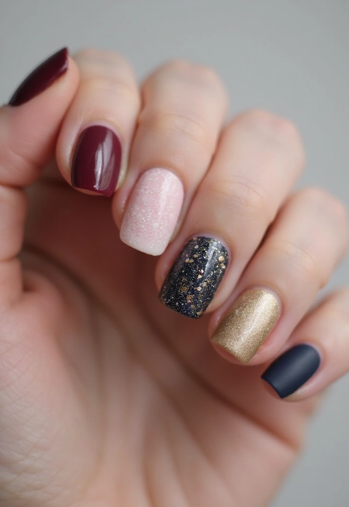 22 Practical Short Nail Ideas for Busy Bosses - 16. Textured Finishes