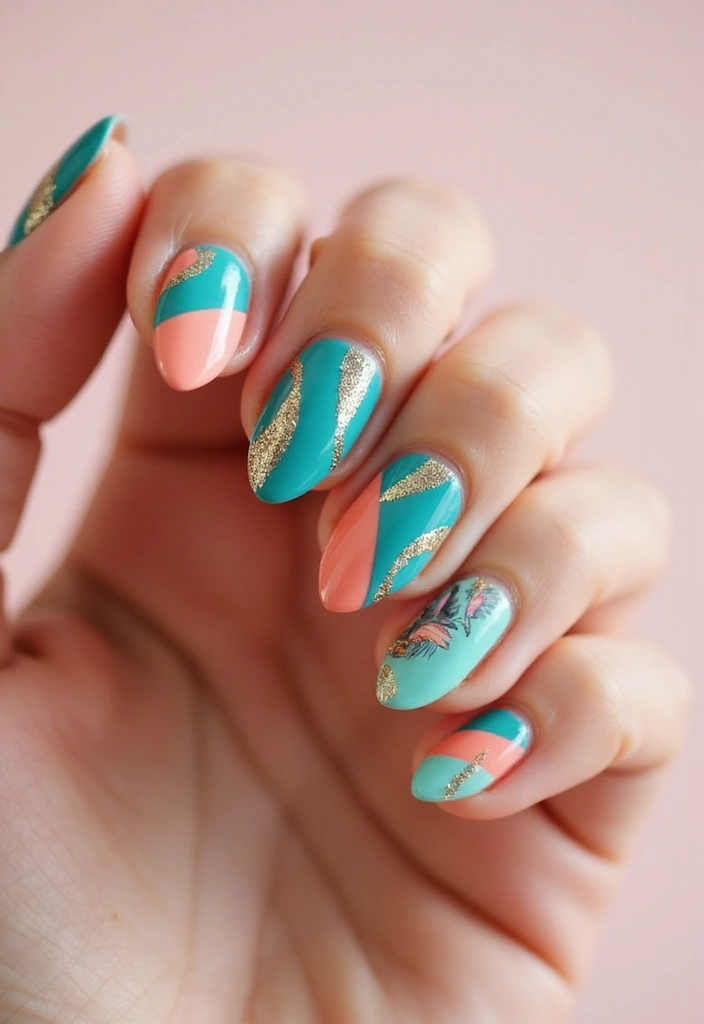 22 Practical Short Nail Ideas for Busy Bosses - 9. Negative Space