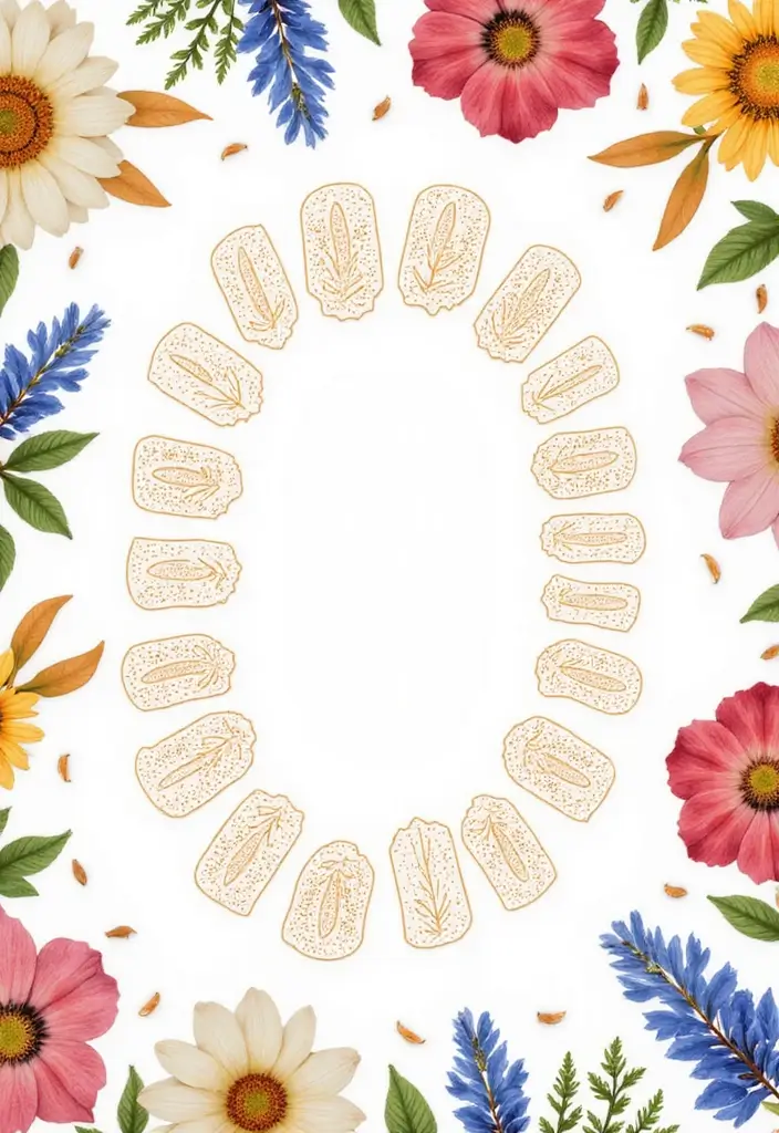 22 Versatile Nail Template Ideas for Epic DIY Nail Art Mastery - 1. Floral Patterns