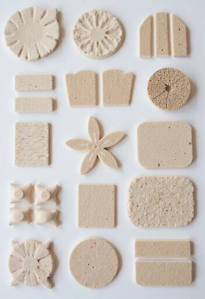 22 Versatile Nail Template Ideas for Epic DIY Nail Art Mastery - 14. Recycled Materials