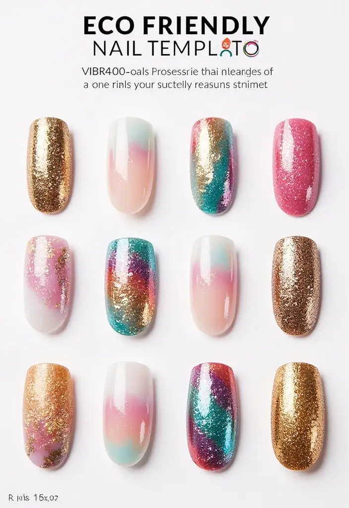 22 Versatile Nail Template Ideas for Epic DIY Nail Art Mastery - 15. Nail Foils