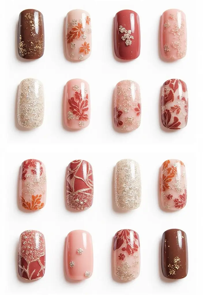 22 Versatile Nail Template Ideas for Epic DIY Nail Art Mastery - 16. Layered Designs