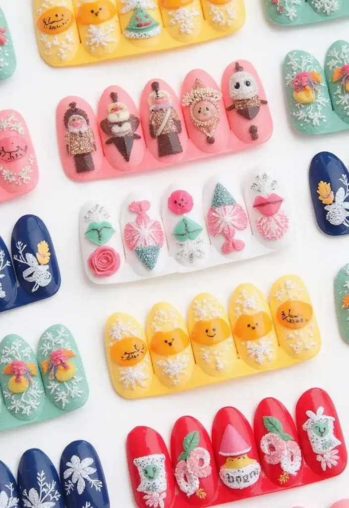 22 Versatile Nail Template Ideas for Epic DIY Nail Art Mastery - 18. Color Blocking