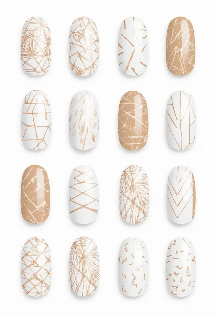 22 Versatile Nail Template Ideas for Epic DIY Nail Art Mastery - 2. Geometric Designs