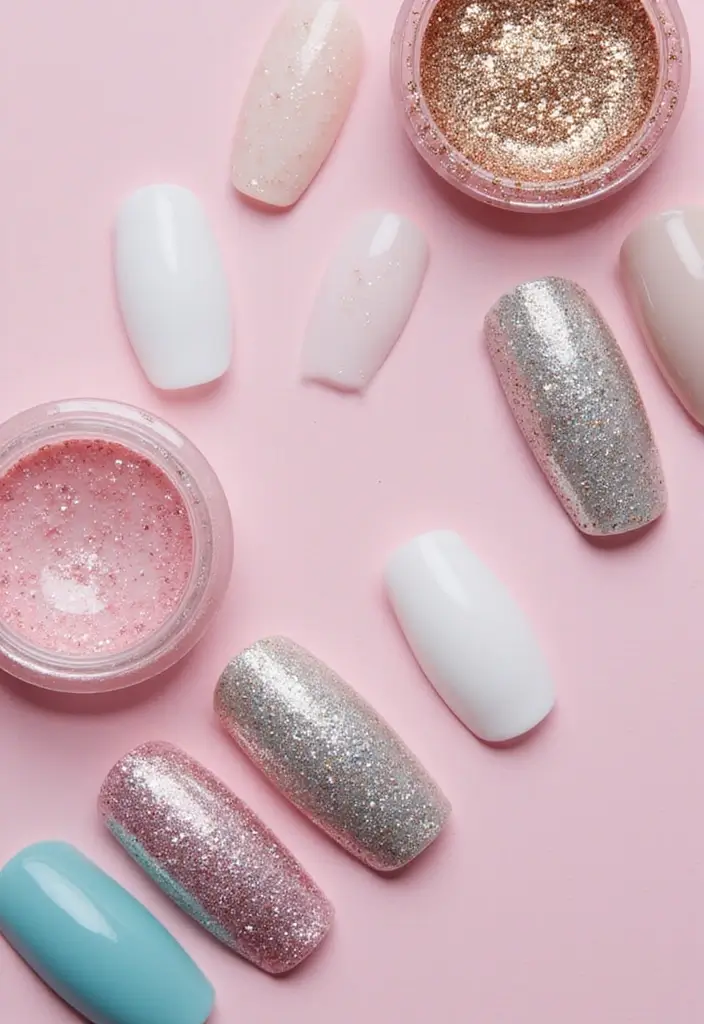 22 Versatile Nail Template Ideas for Epic DIY Nail Art Mastery - 22. Multi-textured Nails