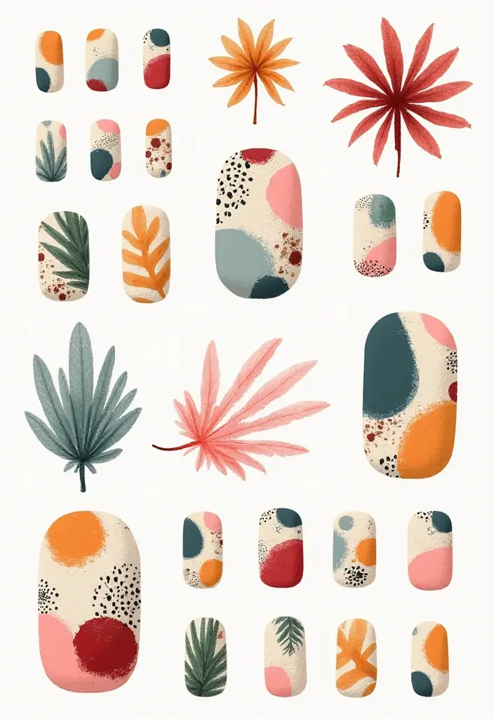 22 Versatile Nail Template Ideas for Epic DIY Nail Art Mastery - 8. Abstract Art