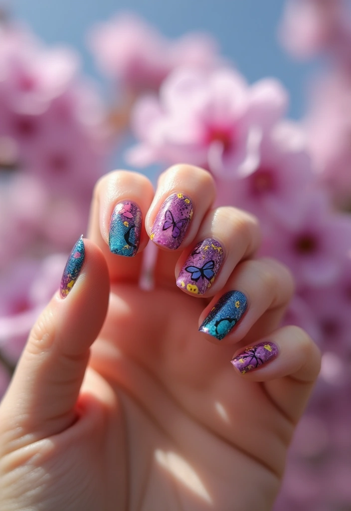 22 Whimsical Spring Nail Designs to Spark Joy and Creativity - 3. Butterfly Dreams