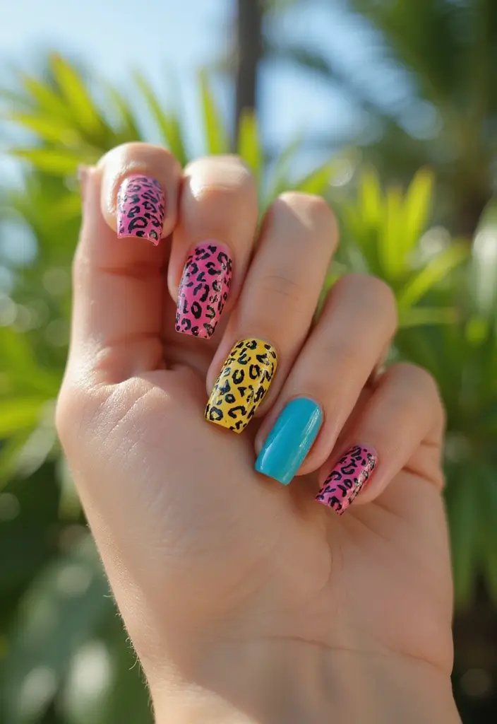 24 Playful Toe Nail Ideas for Ultimate Sandal-Ready Style - 10. Bold Animal Prints