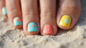 24 Playful Toe Nail Ideas for Ultimate Sandal-Ready Style