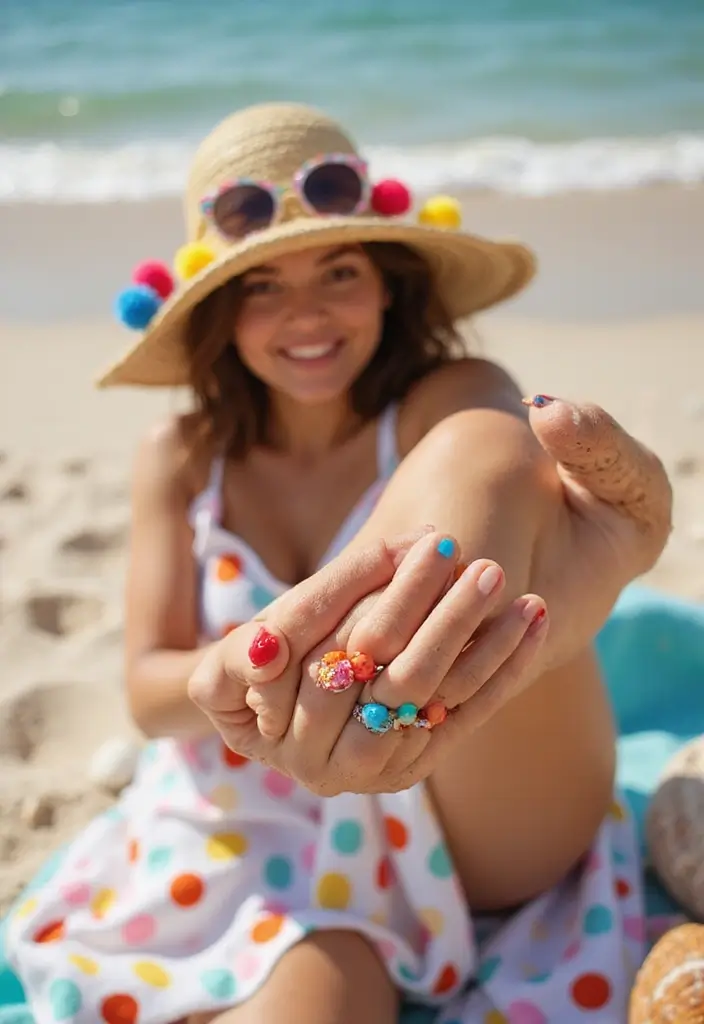 24 Playful Toe Nail Ideas for Ultimate Sandal-Ready Style - 7. Quirky Polka Dots