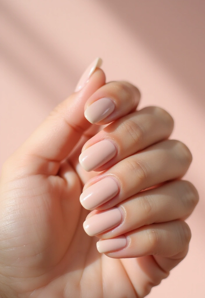 25 Charming Short Nail Ideas for Petite: Powerful Perfection - 5. Elegantly Nude