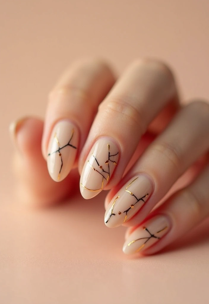 25 Charming Short Nail Ideas for Petite: Powerful Perfection - 7. Dainty Line Art