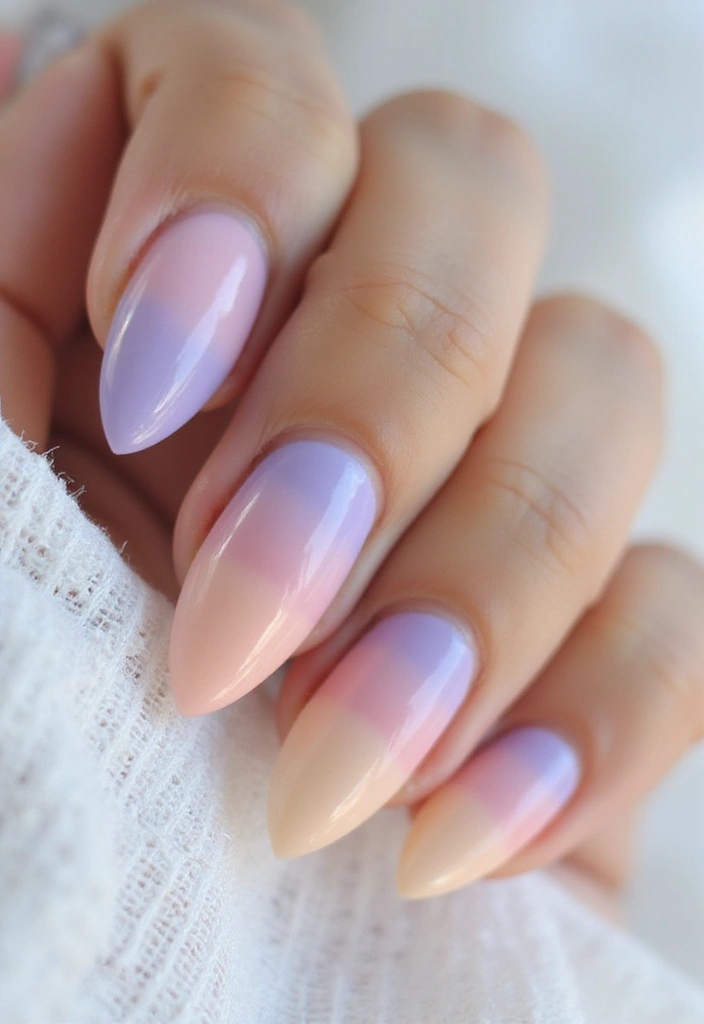25 Complete Nail Set Ideas for Coordinated Captivating Looks - 14. Elegant Gradients