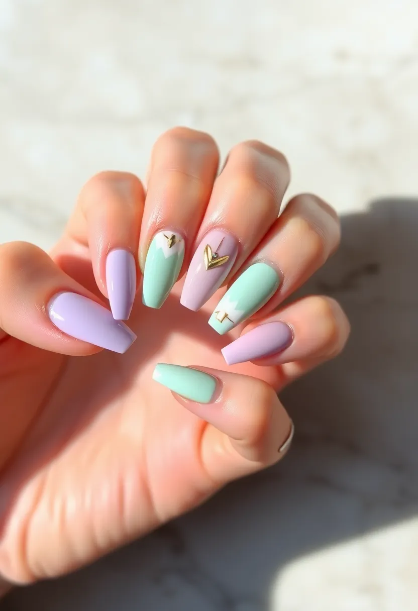 25 Complete Nail Set Ideas for Coordinated Captivating Looks - 25. Chic French Tip Twist