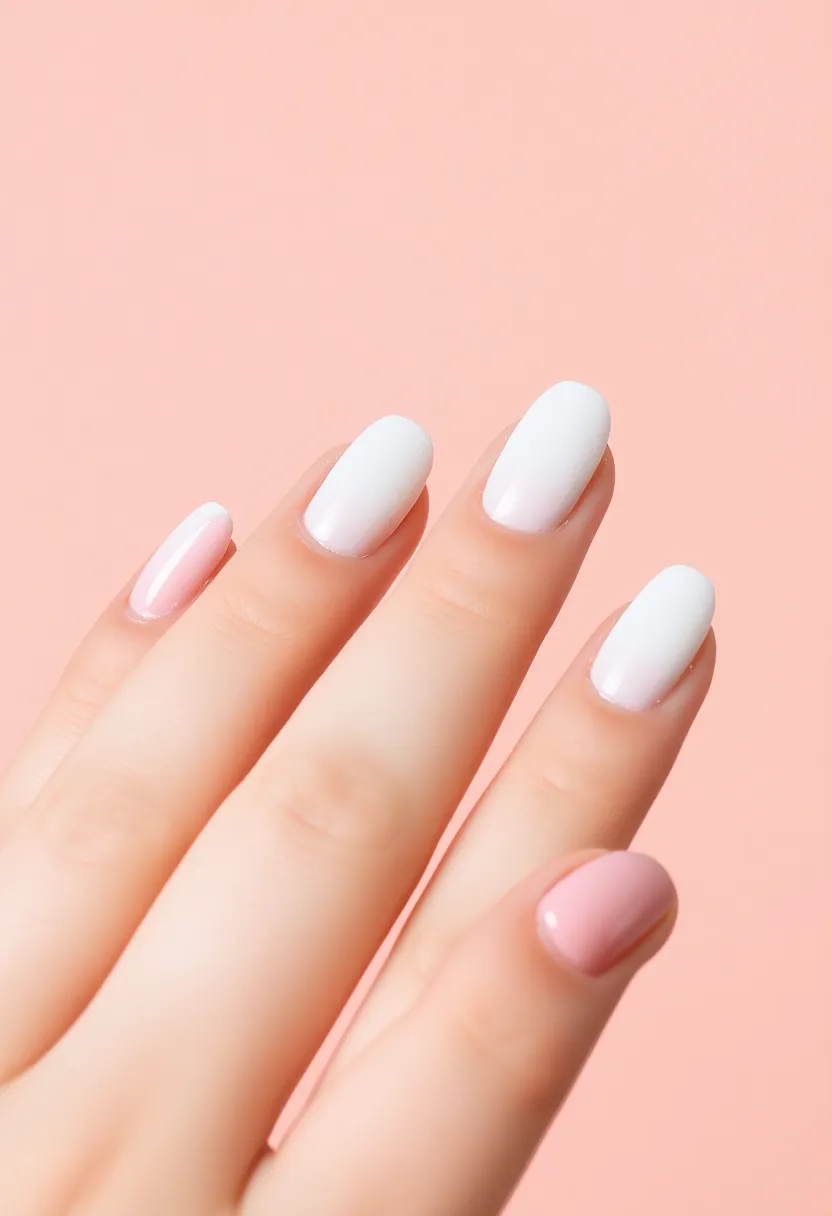 25 French Acrylic Nail Ideas for Timeless Elegance - 13. Dip Powder French Tips