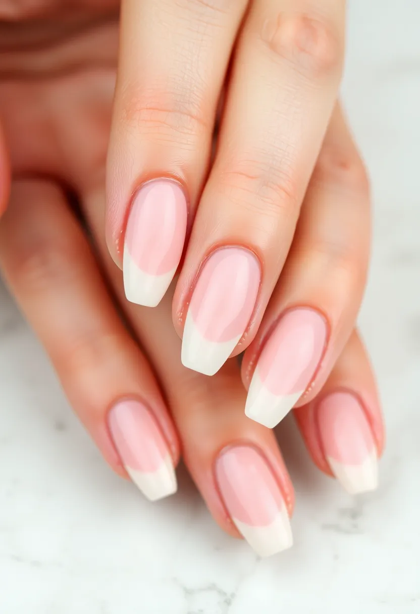 25 French Acrylic Nail Ideas for Timeless Elegance - 16. Textured French Tips