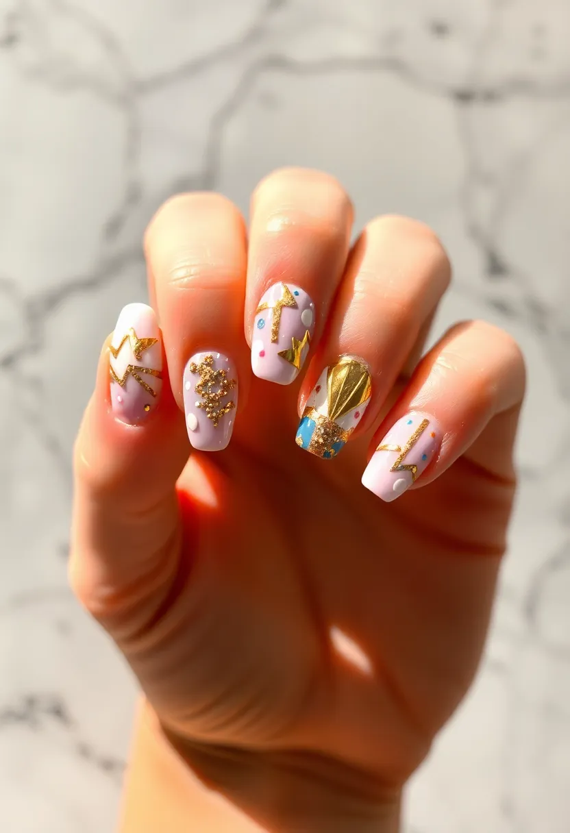 25 French Acrylic Nail Ideas for Timeless Elegance - 21. Mixed Media French Tips