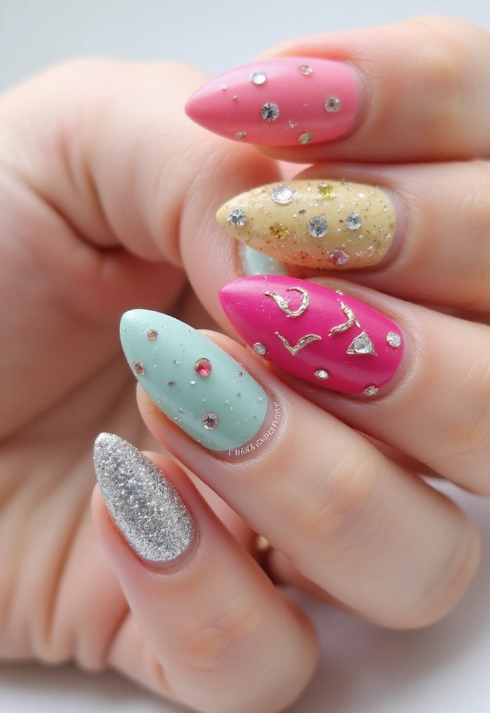 25 Irresistible Nail Shape Ideas to Transform Your Look in 2025 - 8. Textured Tips