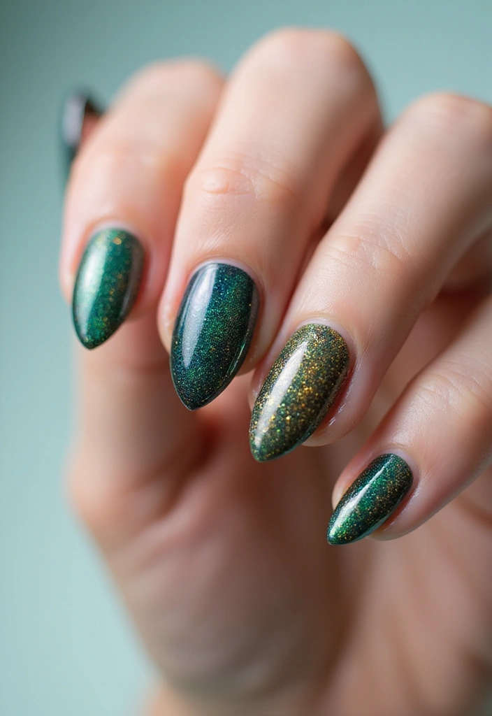 25 Mesmerizing Cat Eye Nail Ideas (Nail Mắt Mèo) for Hypnotic - 16. Color-Changing Effects