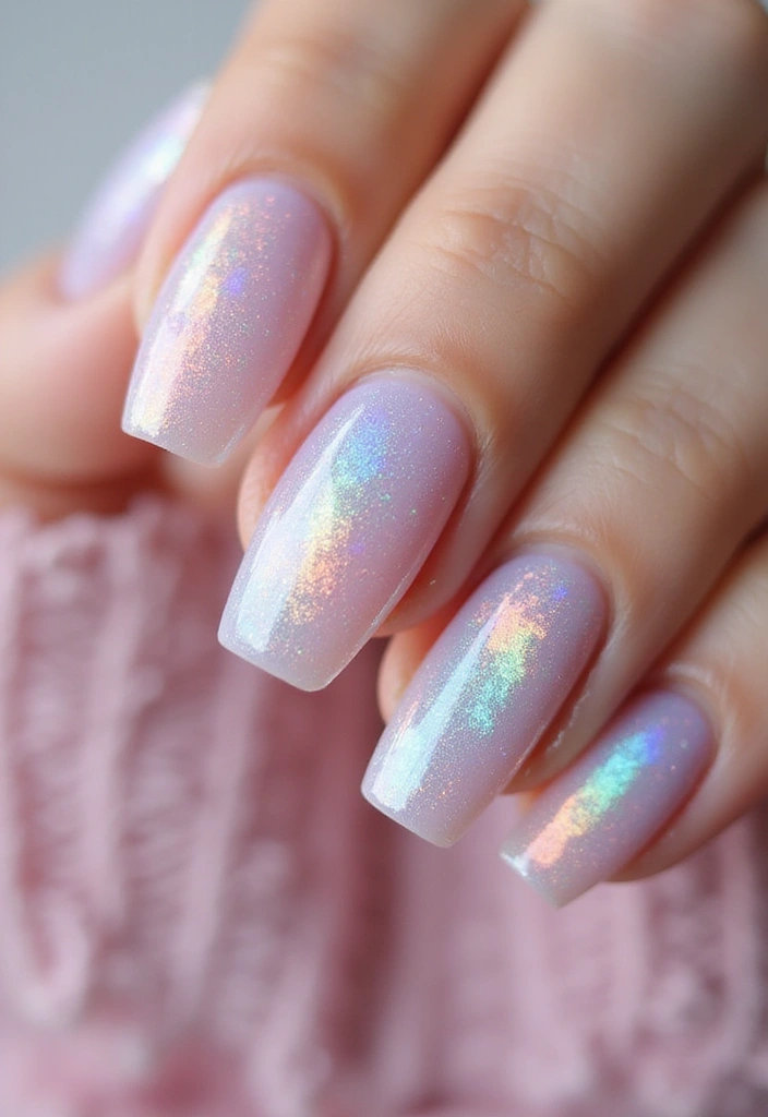 25 Mesmerizing Cat Eye Nail Ideas (Nail Mắt Mèo) for Hypnotic - 21. Opalescent Wonders