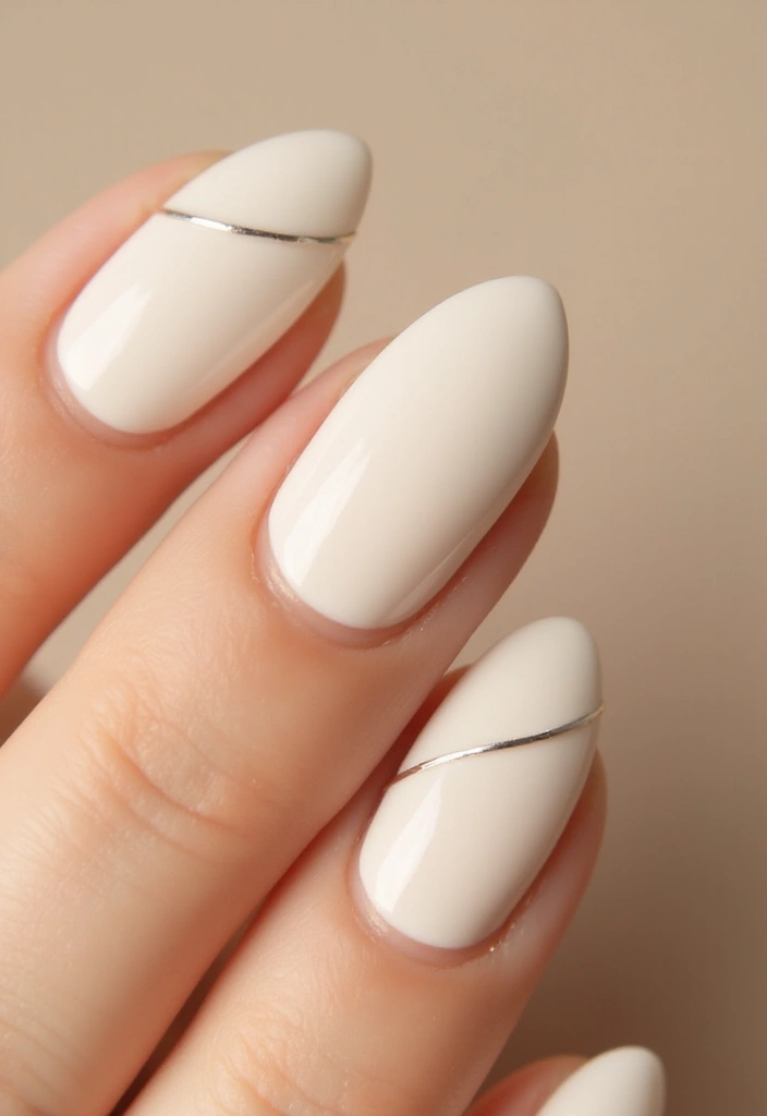 25 Pure White Nail Ideas for Ethereal - 1. Classic Glossy White