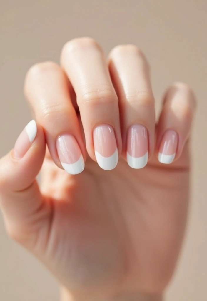 25 Pure White Nail Ideas for Ethereal - 4. White Nail Tips