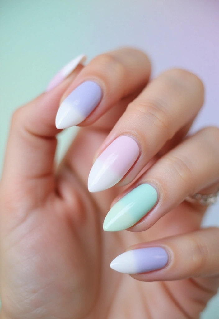 25 Pure White Nail Ideas for Ethereal - 5. White Ombre Nails