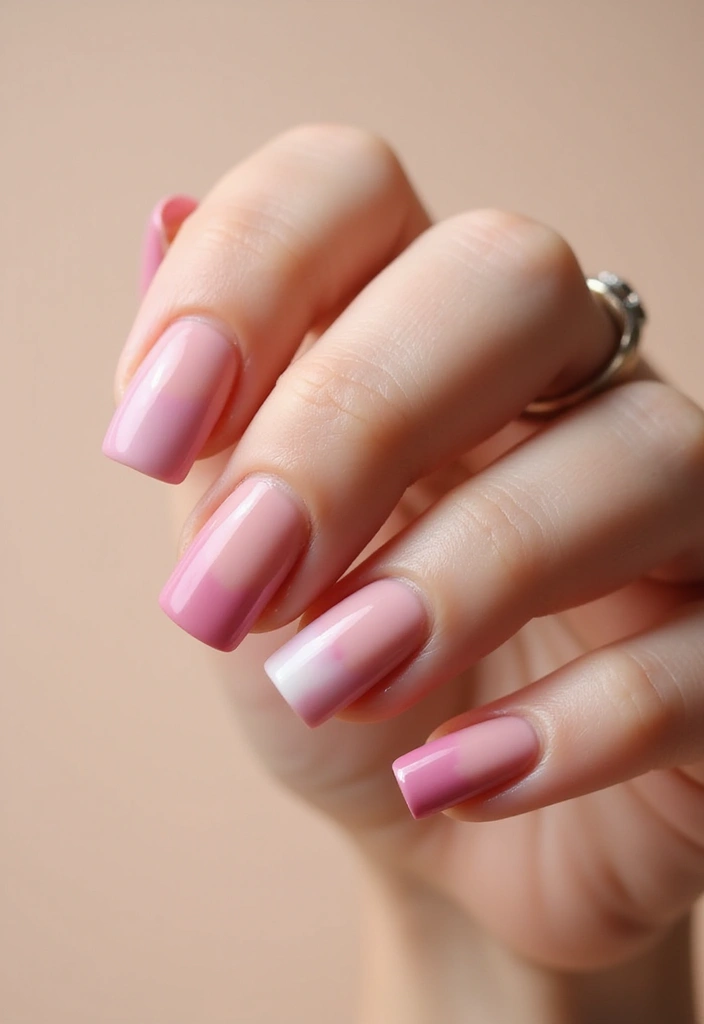 25 Square Nail Inspo for Structured Elegance - 4. Monochrome Magic