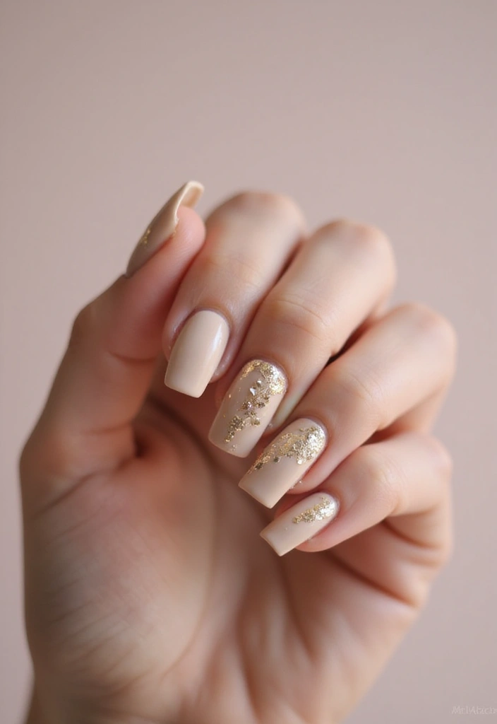 25 Square Nail Inspo for Structured Elegance - 9. Textured Finish
