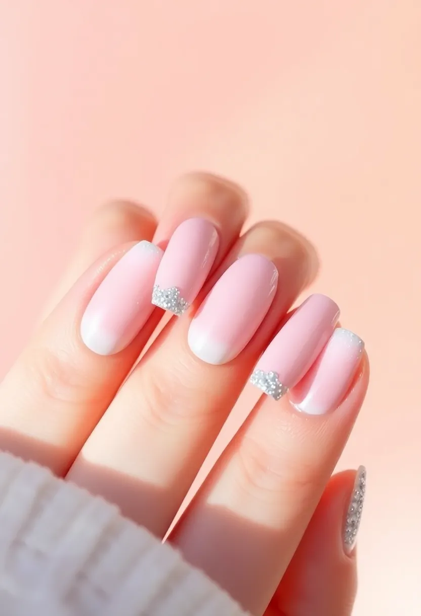 25 Starry Acrylic Nail Ideas for Nighttime: Embrace the Glamorous Twinkle - 11. Stardust Sparkle