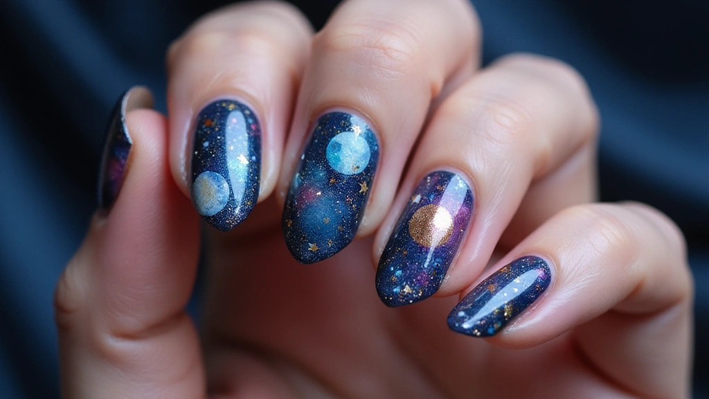 25 Starry Acrylic Nail Ideas for Nighttime: Embrace the Glamorous Twinkle