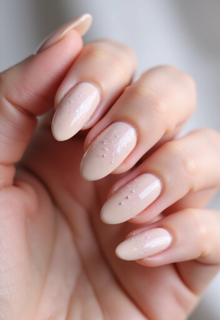 26 Festive Birthday Nail Ideas for Celebration-Ready Vibes - 13. Bubbly Champagne Nails