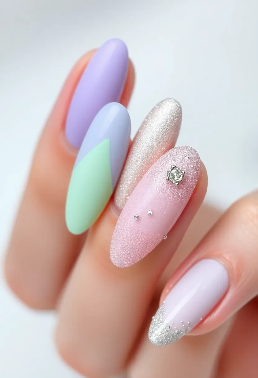 26 Festive Birthday Nail Ideas for Celebration-Ready Vibes - 25. Creative Layering Techniques