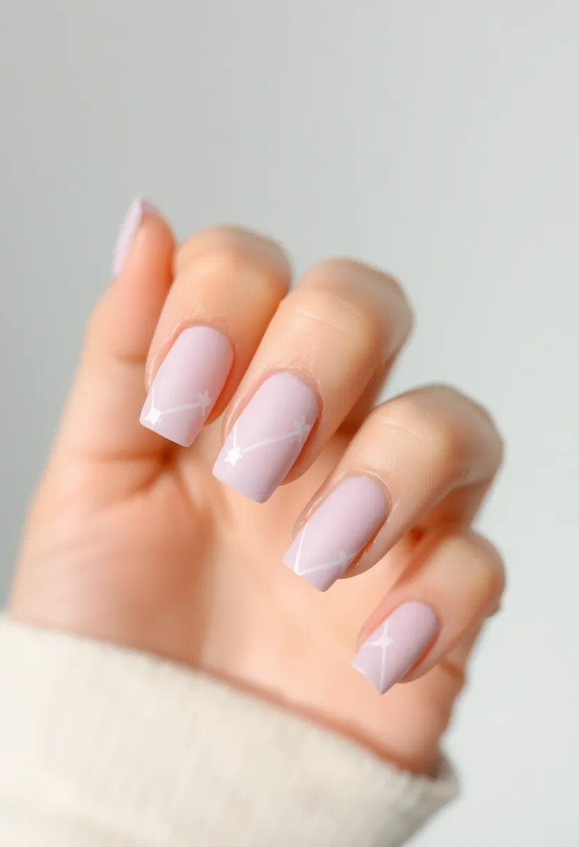 26 Modern Square Nail Design Ideas for Crisp Beauty - 7. Minimalist Marvels