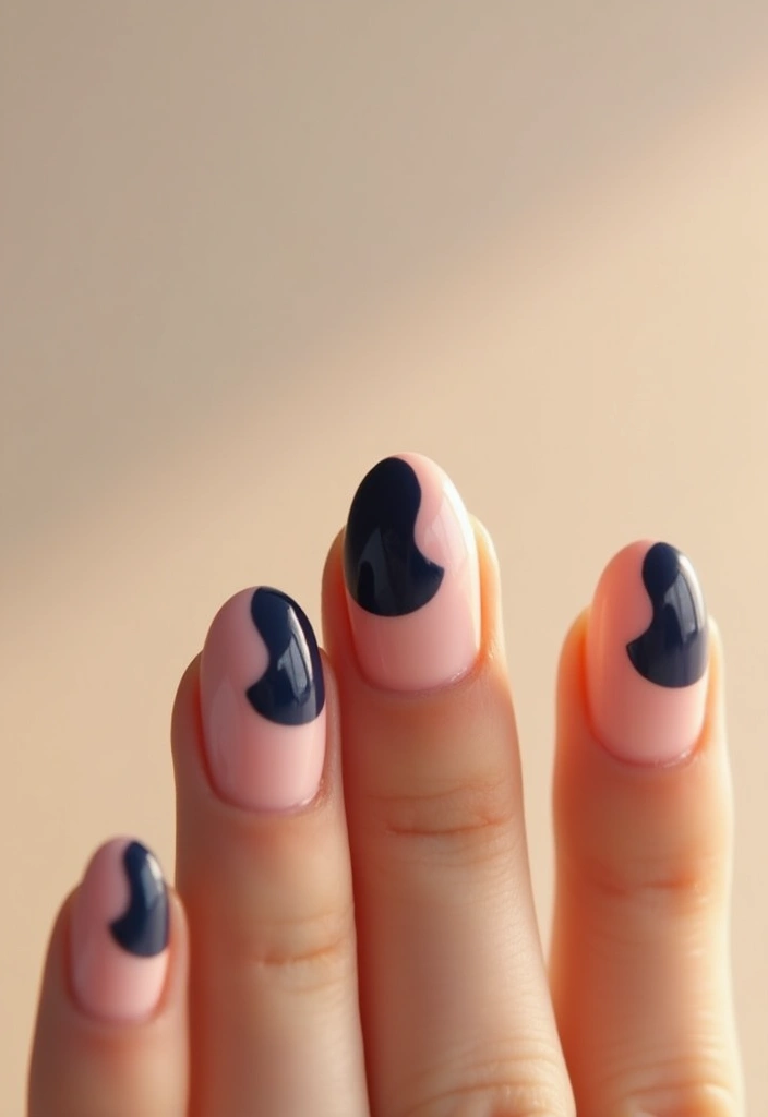 26 Simple Nail Art Design Ideas for Quick Effortless Elegance - 18. Basic Half Moons
