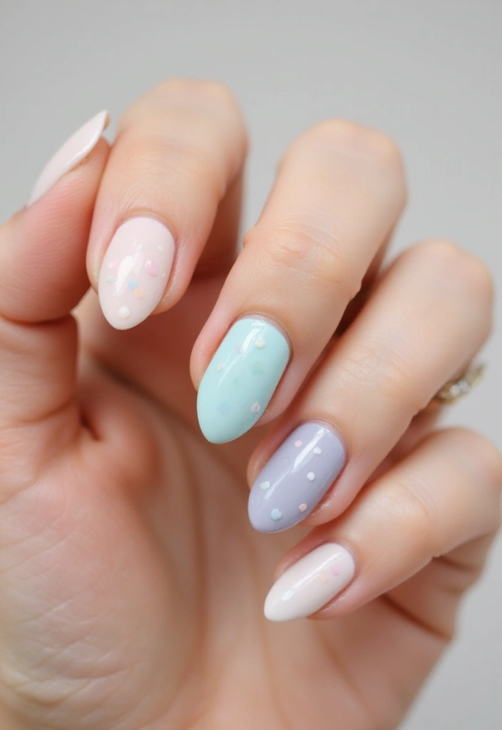 26 Simple Nail Art Design Ideas for Quick Effortless Elegance - 5. Dainty Dot Accents