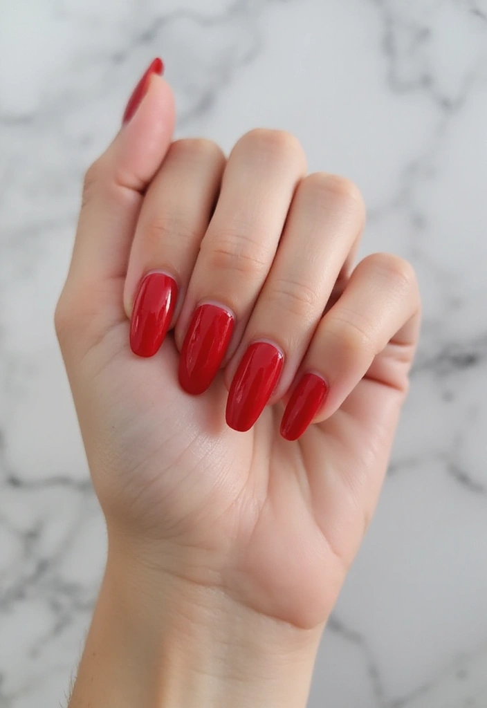 26 Simple Nail Design Ideas for Easy Elegant Empowerment - 26. Classic Red