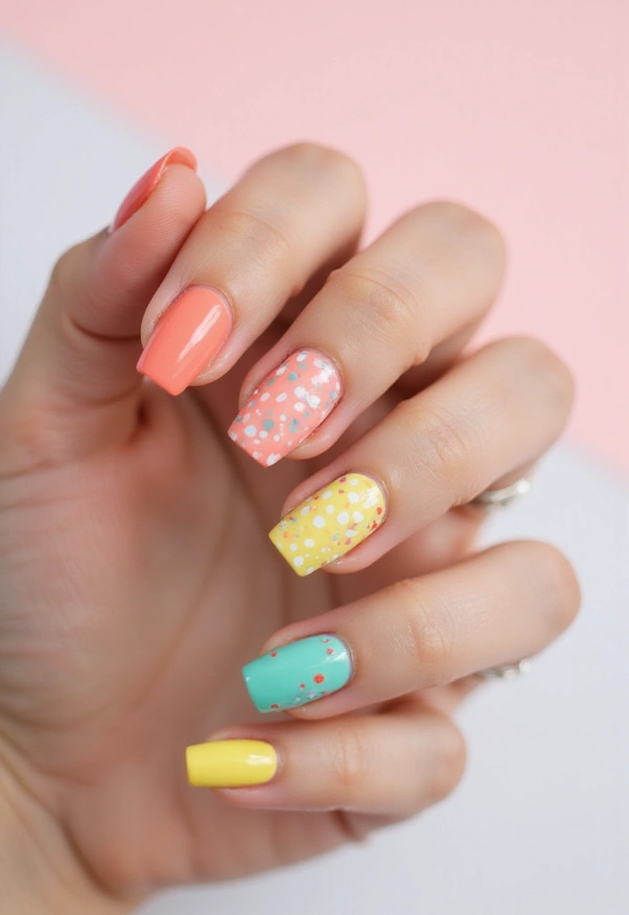 26 Simple Nail Design Ideas for Easy Elegant Empowerment - 4. Dots and Dashes