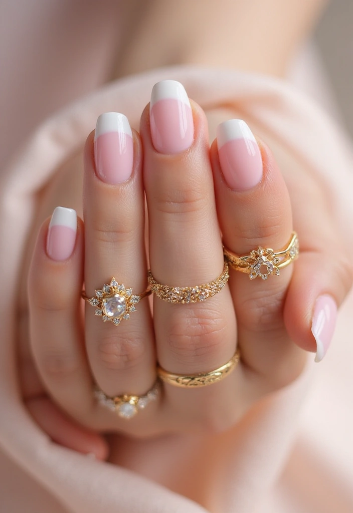26 Soft Light Pink Nail Ideas for Gentle Elegance - 1. Elegant Ombre
