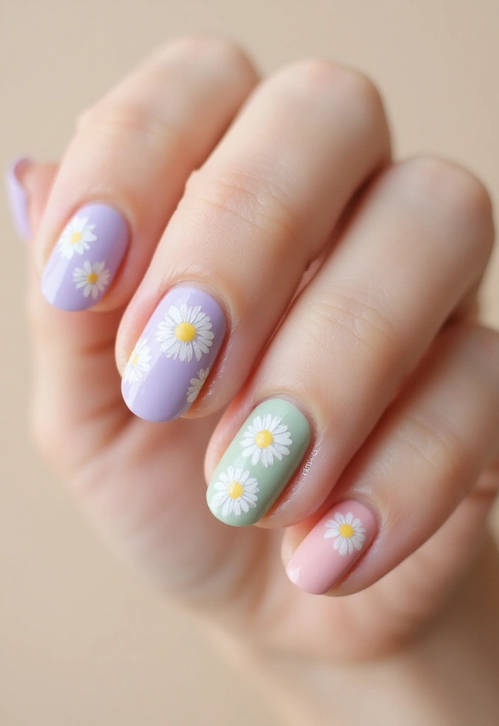 28 Blooming Spring Nail Ideas That'll Make Your Fingers Pop - 1. Pastel Petals