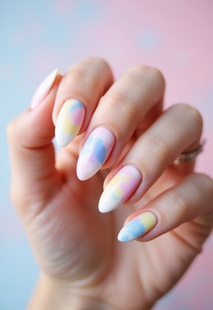 28 Blooming Spring Nail Ideas That'll Make Your Fingers Pop - 4. Watercolor Wonders